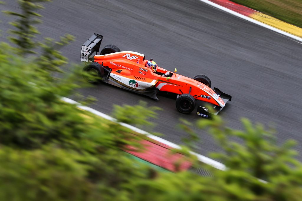 Spa-Francorchamps (BEL) May 29 - 31 2015 - World Series by Renault at Circuit Spa-Francorchamps. Harrison Scott #27 AVF. Action. © 2015 Diederik van der Laan / Dutch Photo Agency / LAT Photographic