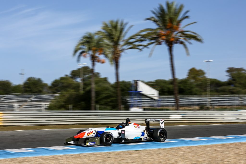 JEREZ (ESP) 28-30 oct 2016, Spanish F4, Euro Formula Open and Formula V8 3.5 2016 at circuito de Jerez. Harrison Scott #45 Teo Martin Motorsport. Action. © 2016 Klaas Norg / Dutch Photo Agency / LAT Photographic